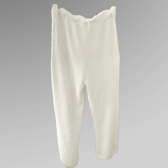 Aritzia Babaton The Group Fuzzy Lounge Pants Comfy Cozy Knit White Size 1X - Picture 4 of 8